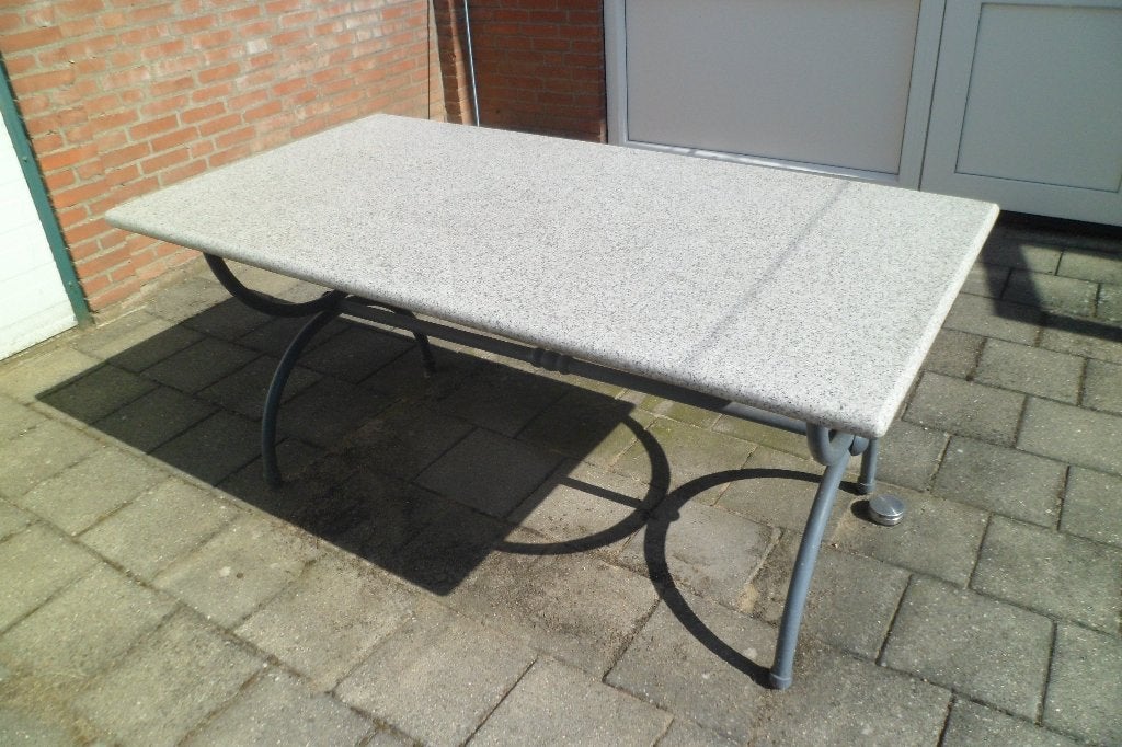 tuintafel, Ophalen, Zo goed als nieuw, Rechthoekig, Hout