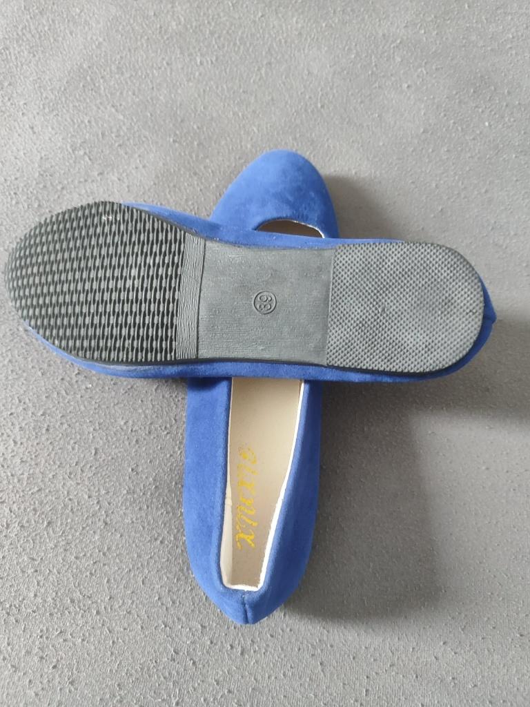 Kobaltblauwe ballerina's / dames schoenen - Maat 39 - NIEUW, Kleding | Dames, Schoenen, Ophalen, Blauw, Nieuw, Ballerina's