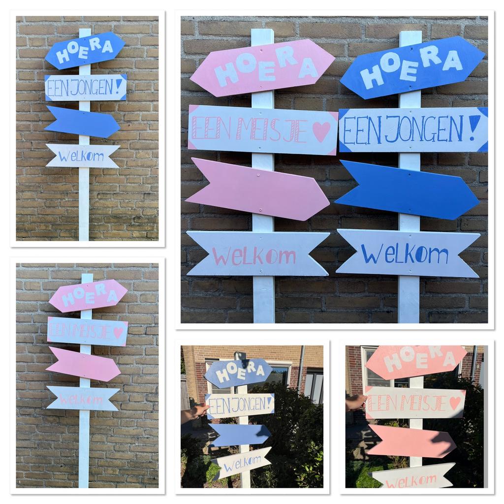 Geboortebord Verhuur – Maak de geboorte extra bijzonder!, Ophalen, Nieuw, Geboortebord