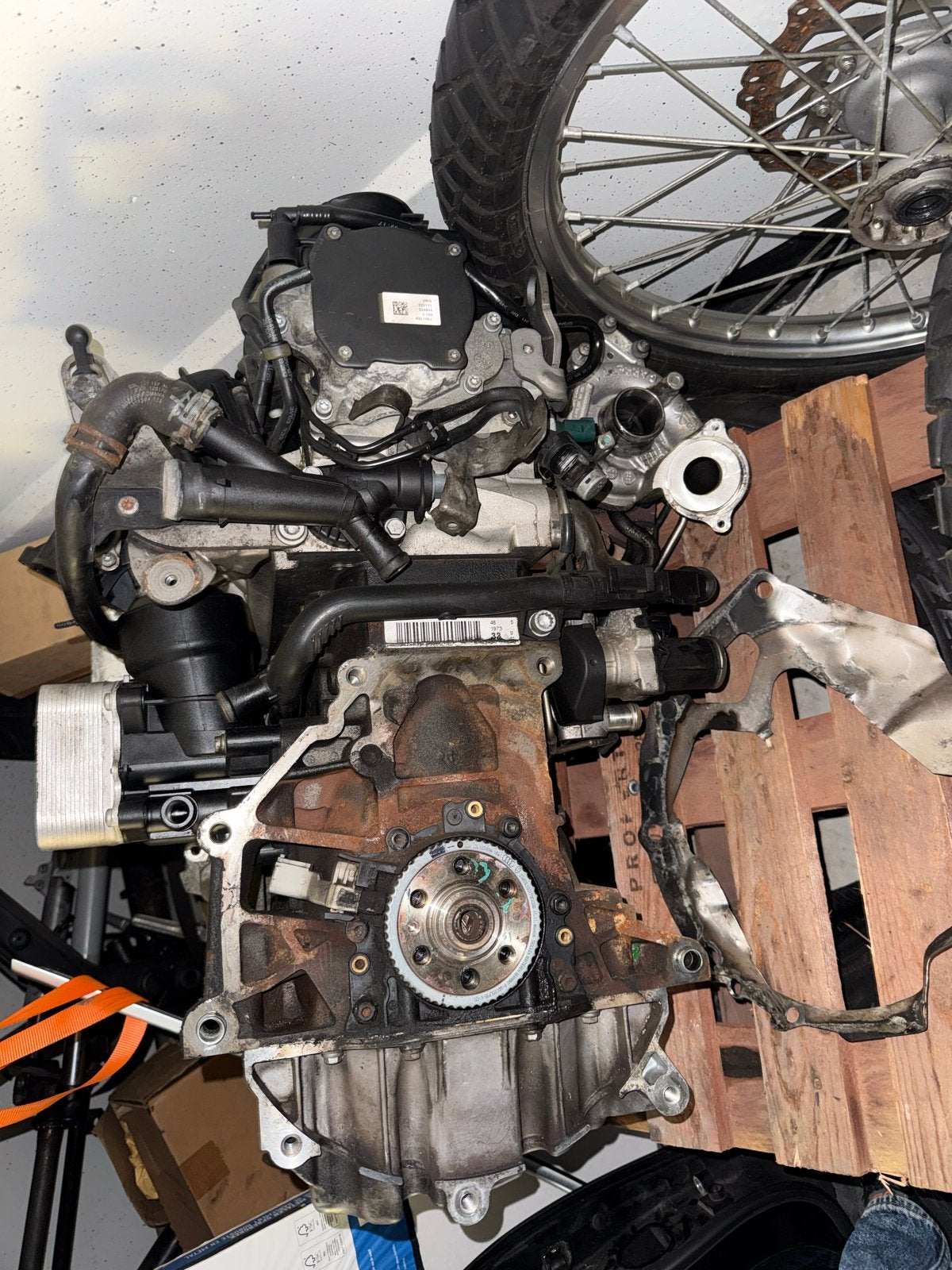 Volkswagen Golf GTD Motorblok CFG 2.0 tdi 125kw, Ophalen, Gebruikt, Volkswagen