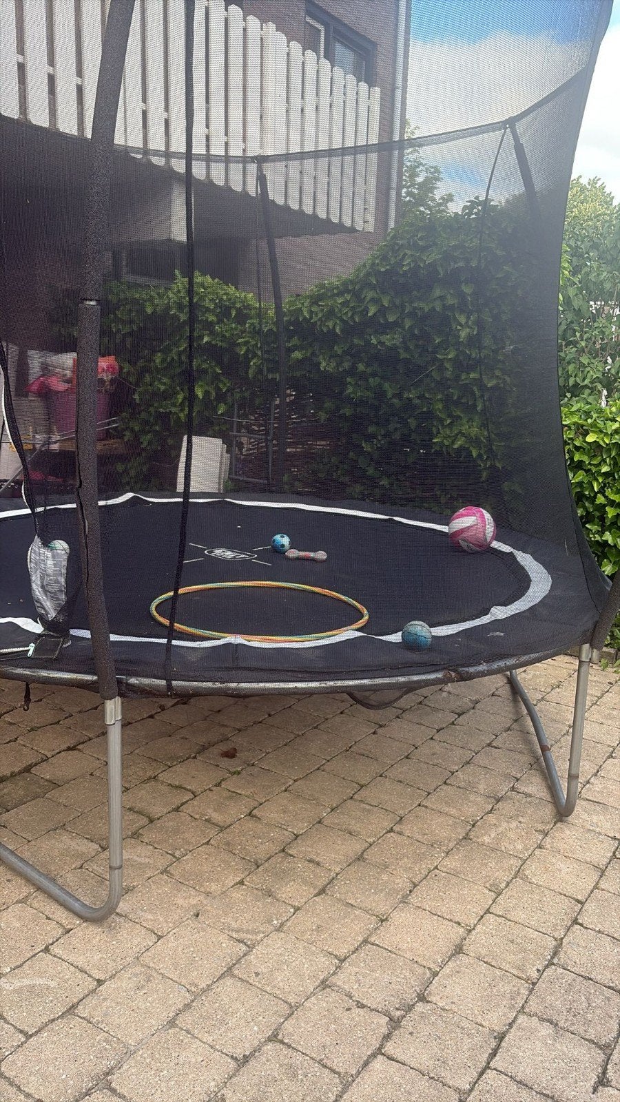 EXIT Toys Trampoline met veiligheidsnet, Ophalen, Gebruikt