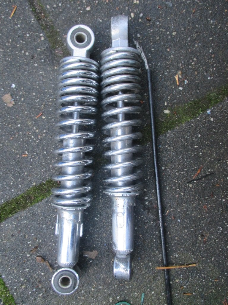 TOMOS Schokbrekers Chrome, Ophalen of Verzenden, Gebruikt, Overige typen, Tomos onderdelen