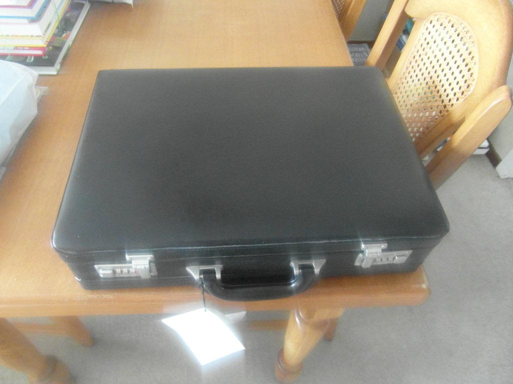 akte koffer, Sieraden, Tassen en Uiterlijk, Koffers, Ophalen of Verzenden, Nieuw, Leer, Slot
