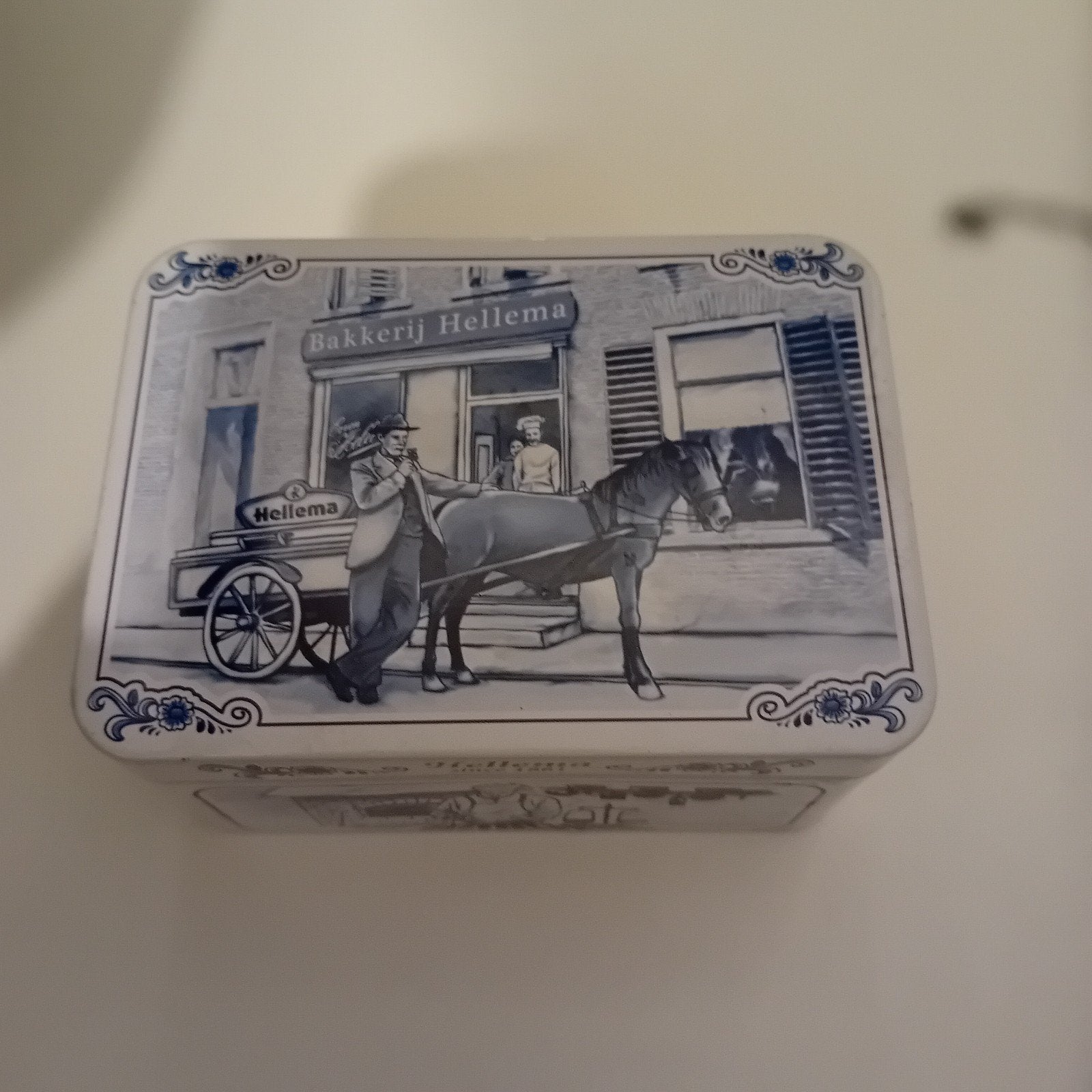 Hellema Koekjesblik - Nostalgisch Design, Ophalen of Verzenden