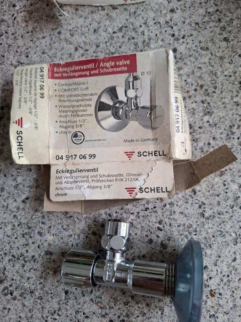 SCHELL HAAKSE REGELKRAAN, 2 STUKS, Ophalen of Verzenden, Nieuw