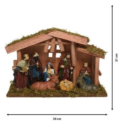 Mooie kleine kerststal te koop, Diversen, Kerst, Ophalen of Verzenden