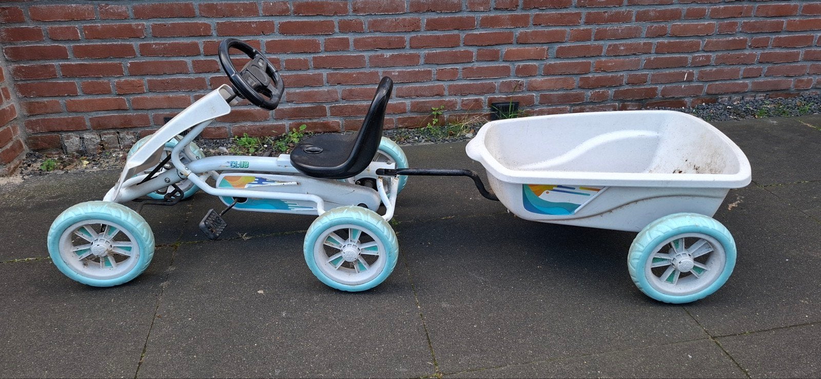 Skelter met aanhanger, Ophalen, Gebruikt, Trapvoertuig