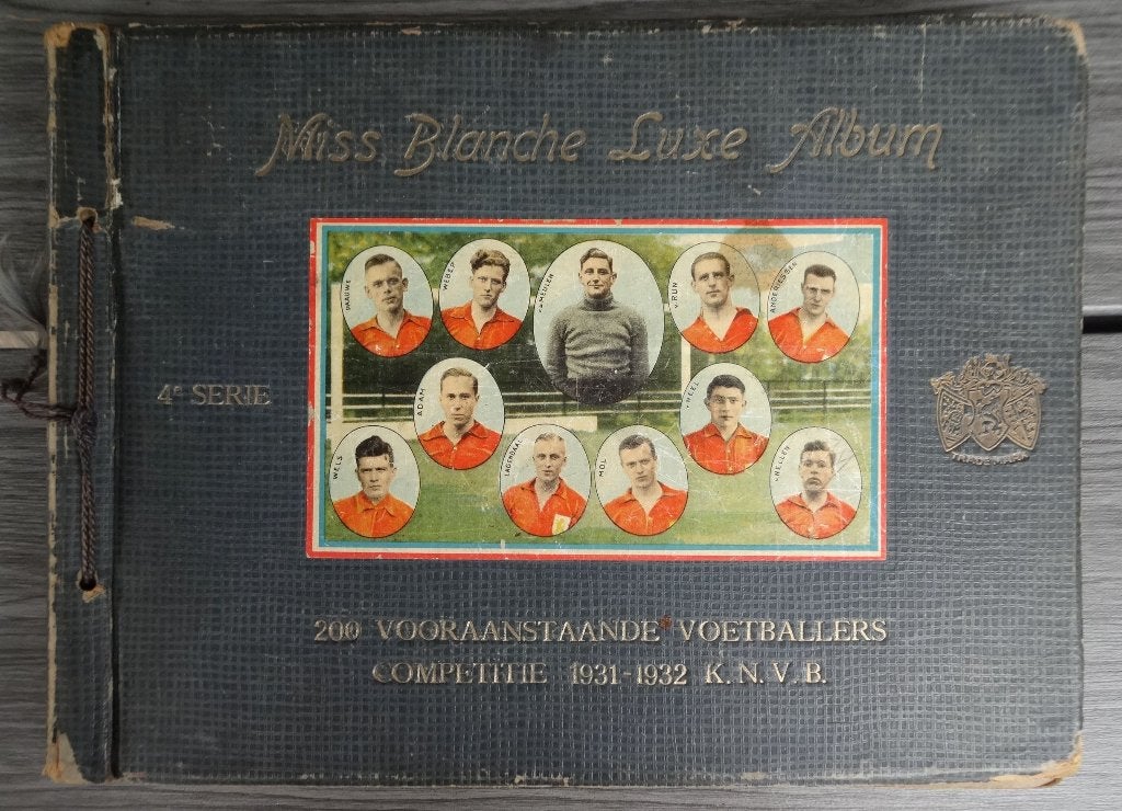Voetbalplaatjes Album  MISS BLANCHE  compleet seiz 1931-1932, Ophalen of Verzenden, Gebruikt, Overige binnenlandse clubs, Poster, Plaatje of Sticker