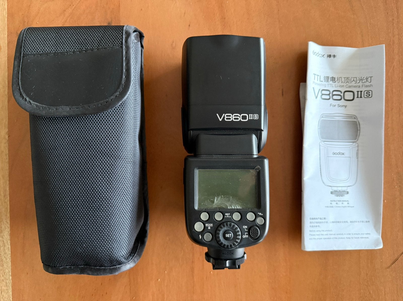 Godox V860 II S (Sony) flitser, Audio, Tv en Foto, Fotografie | Flitsers, Ophalen of Verzenden, Zo goed als nieuw, Overige merken