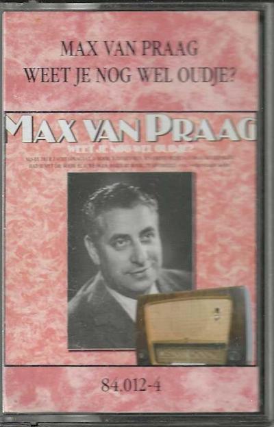 Max van Praag – Weet Je Nog Wel Oudje? 1988 CB239, Gebruikt, 1 bandje, Ophalen of Verzenden, Origineel