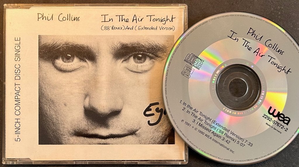 PHIL COLLINS - In the air tonight (extended) ( maxi CD ), Ophalen of Verzenden, Zo goed als nieuw, Poprock, EP