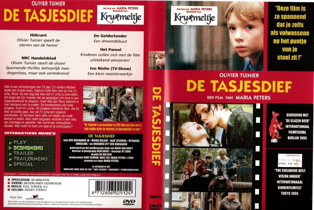 De tasjesdief, Cd's en Dvd's, Alle leeftijden, Ophalen of Verzenden, Zo goed als nieuw