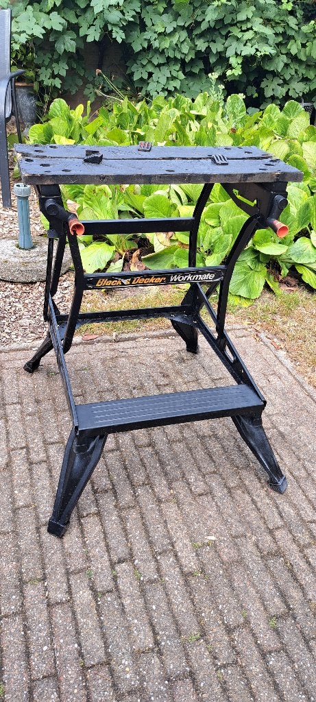 Te koop een Black en Decker WorkMate, Ophalen, Gebruikt, Minder dan 70 cm, Inklapbaar