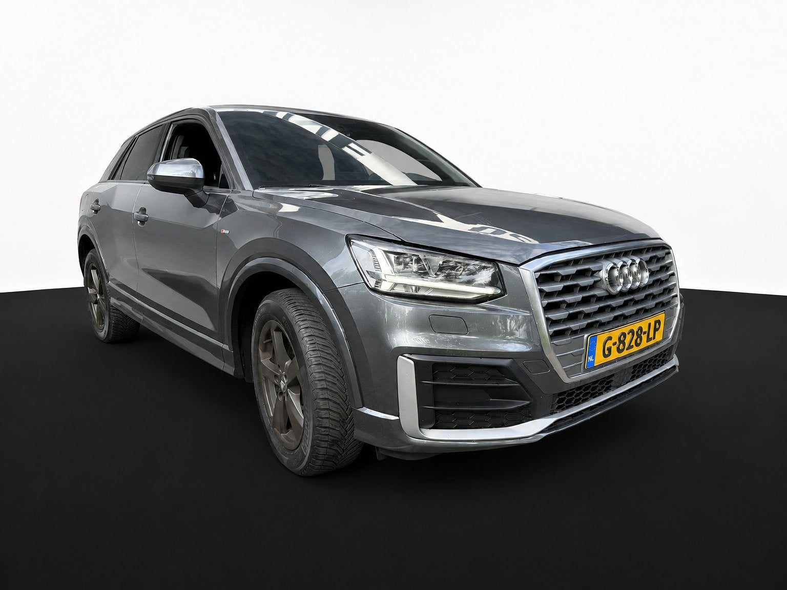 Audi Q2 35 TFSI 150PK S-LINE EDITION LED/NAVI/B&O-SOUND/LEDE, 4 cilinders, Leder en Stof, Origineel Nederlands, Bedrijf