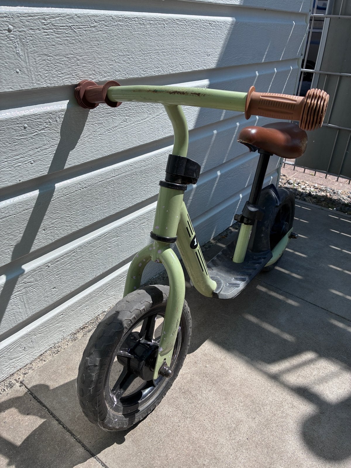 Stoere Bandits and Angels loopfiets - Groen, Ophalen, Gebruikt, Loopfiets