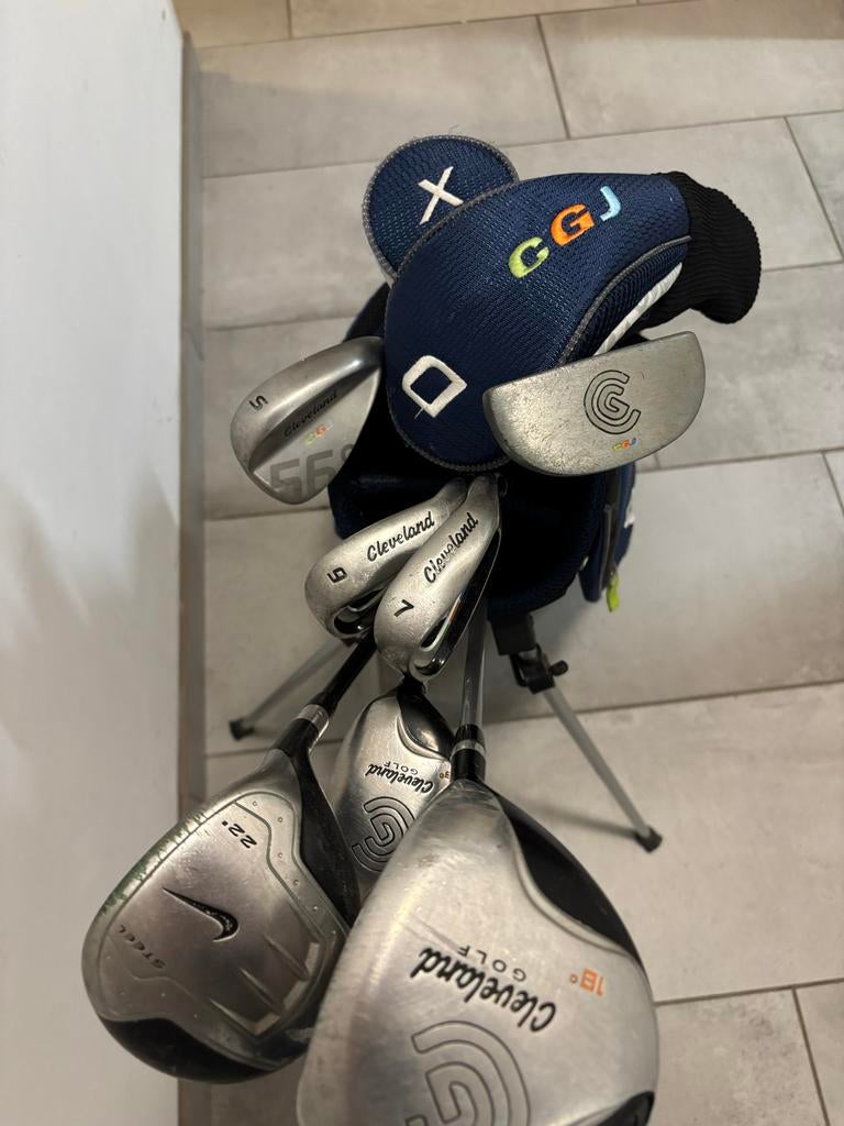 Cleveland junior golfset 7-9 jaar met extra Wood, Ophalen, Gebruikt, Set, Cleveland