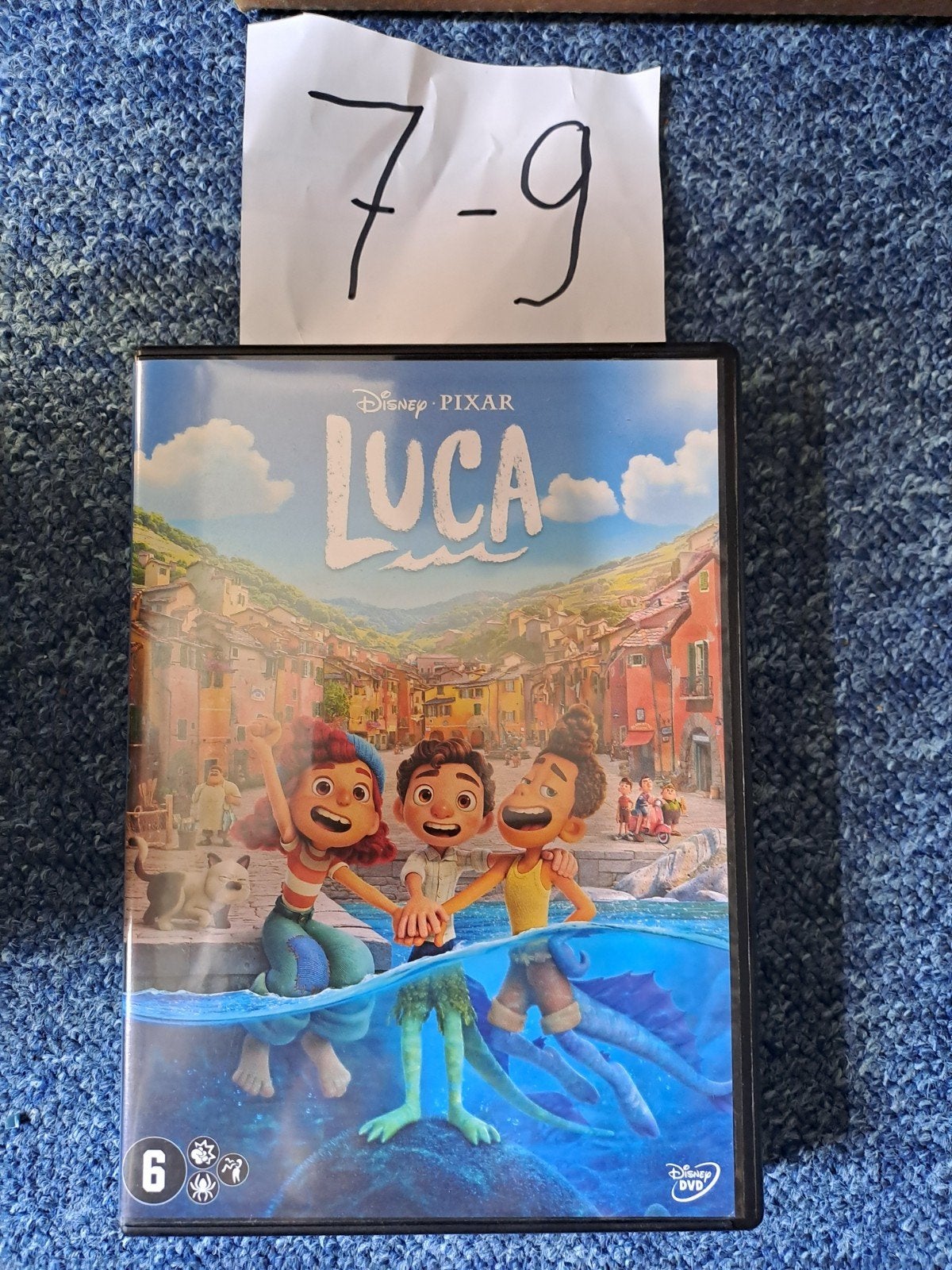 Disney Pixar Luca DVD - Avontuurlijke animatiefilm, Animatie, Ophalen of Verzenden, Zo goed als nieuw, Vanaf 6 jaar