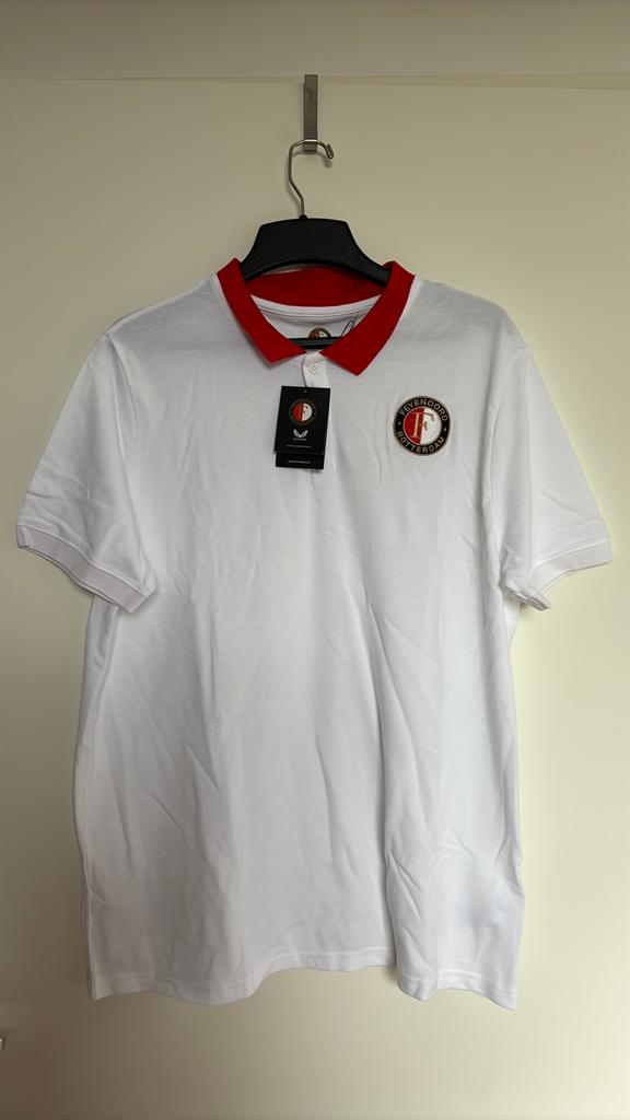 Castore Feyenoord Polo XXL Nieuw in Verpakking, Kleding | Heren, Ophalen of Verzenden, Nieuw, Overige maten, Wit
