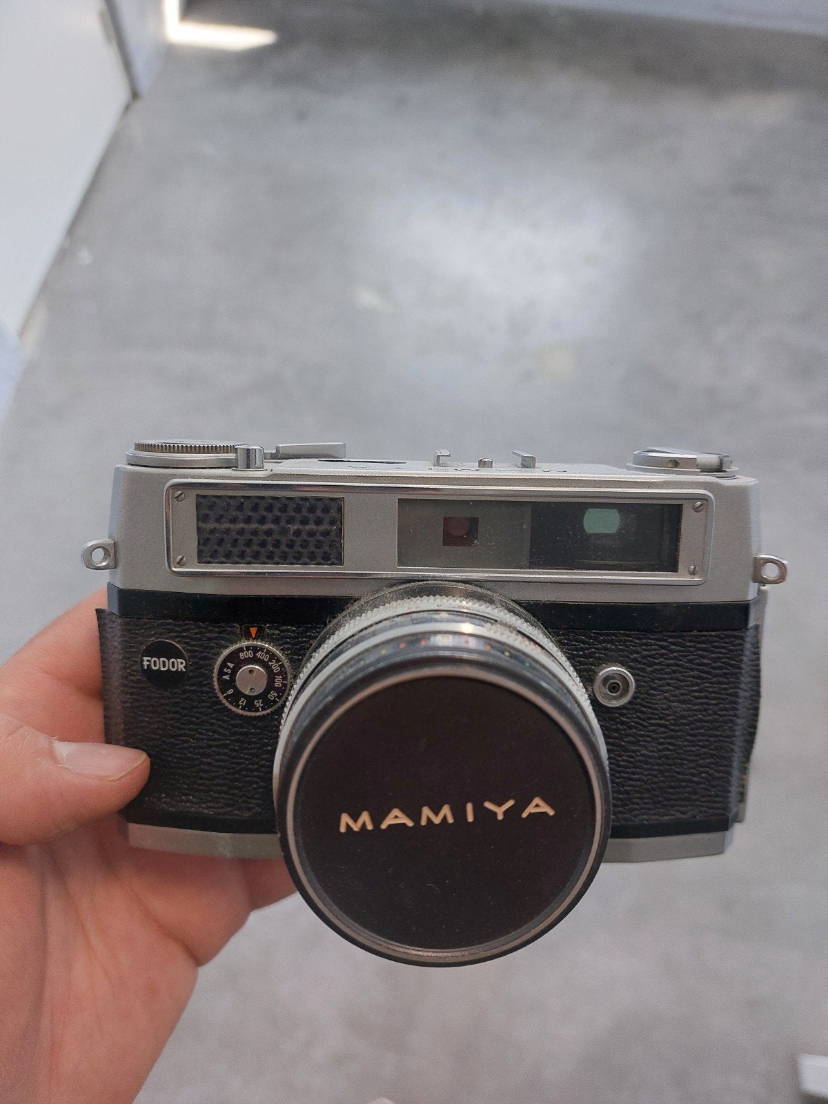 Mamiya 35mm Rangefinder Camera met Fodor lens, Ophalen of Verzenden, Gebruikt, Compact, Overige Merken