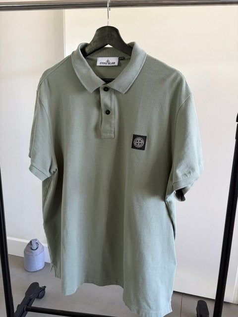 Stone Island polo groen  XXL - Goede staat, Kleding | Heren, Overige maten, Ophalen of Verzenden, Stone Island, Gedragen