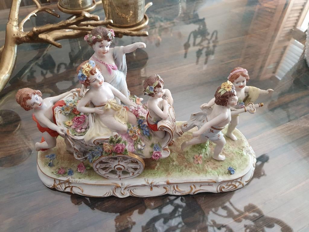 Porselein sakisch dresden in tact !, Antiek en Kunst, Antiek | Porselein, Ophalen