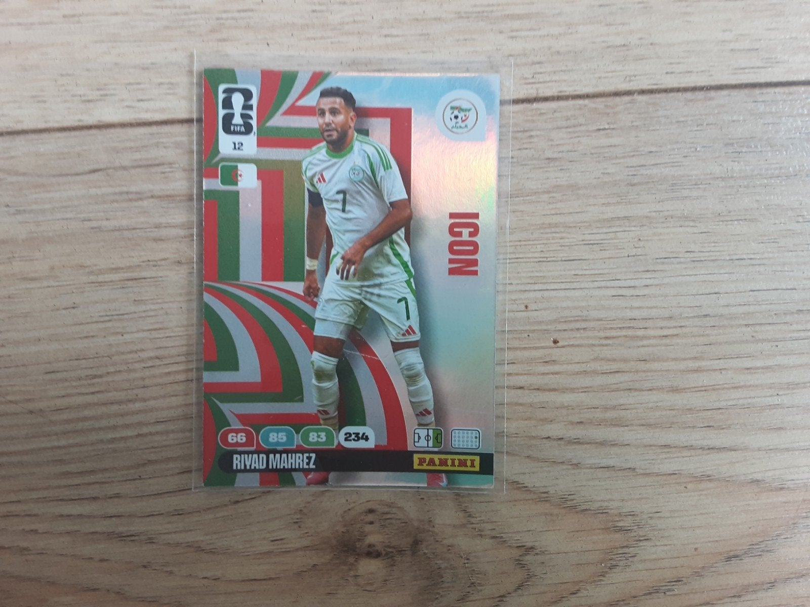 Algerije speler Icon nummer 12 panini wk 2026, Tickets en Kaartjes