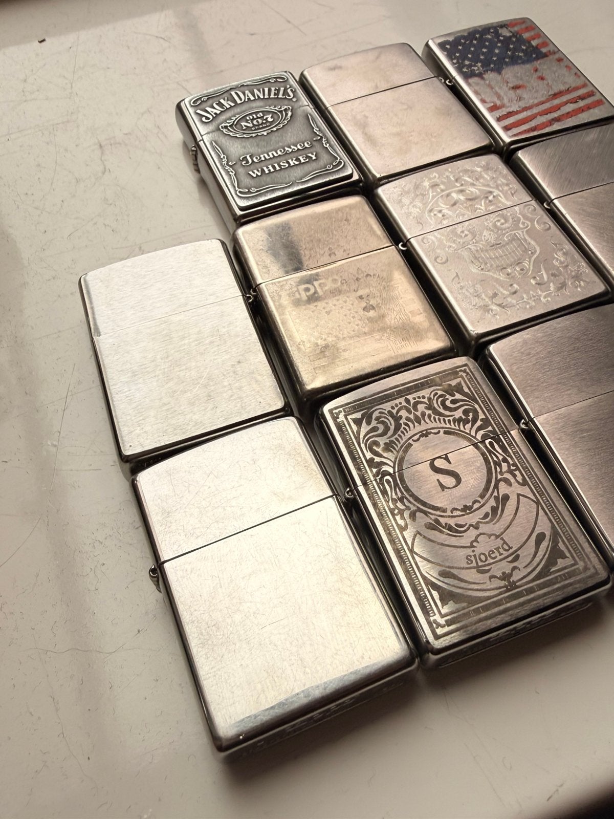Zippo zippos, Verzamelen, Ophalen of Verzenden, Zo goed als nieuw, Aansteker