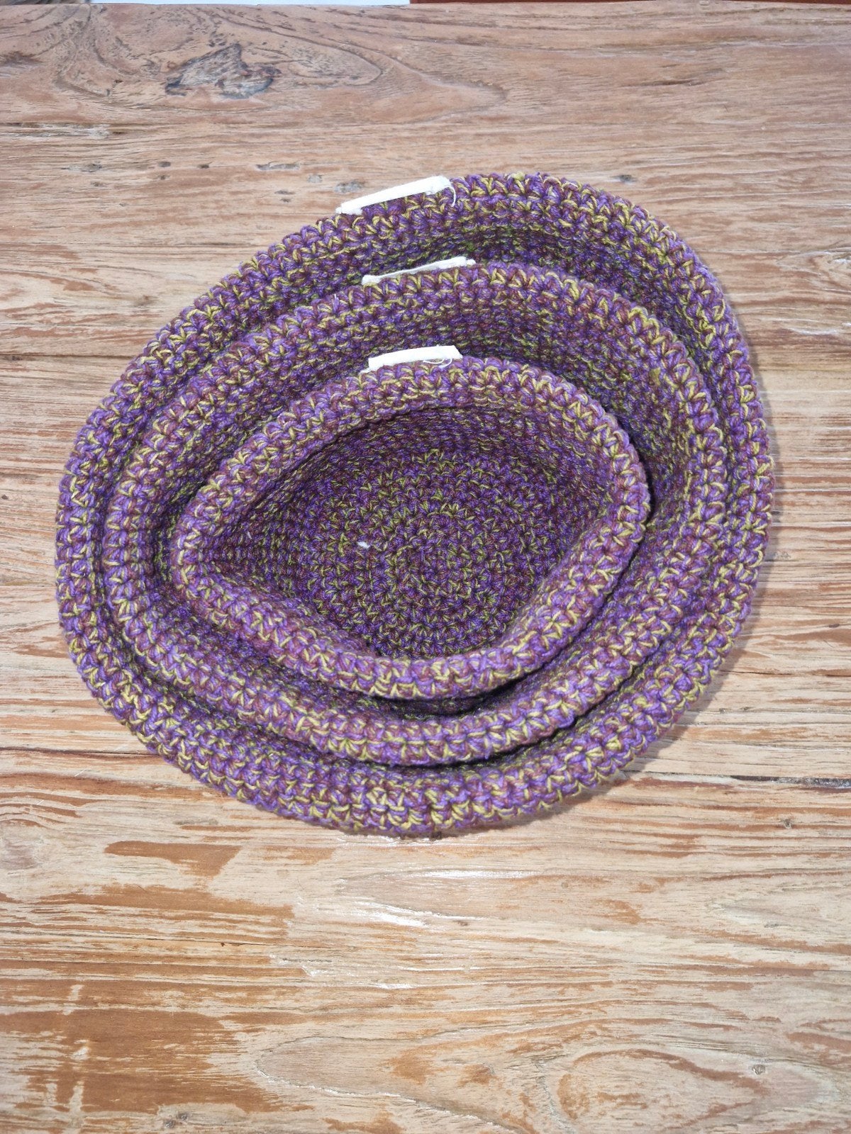 Manden set, Ophalen of Verzenden, Nieuw, Rond, Mand