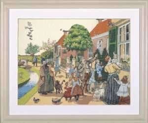 Borduurpakket Grote vertelselplaat 12102, ., Nieuw, Ophalen of Verzenden, .