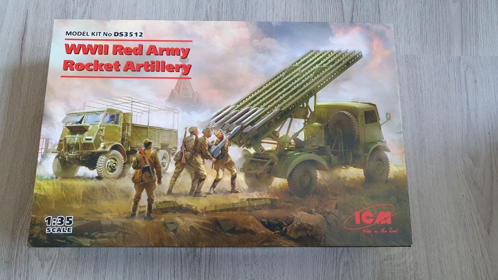 ICM 1/35 WW2 Soviet rocket artillery 2 voertuigen + crew, Overige merken, Tank, 1:32 tot 1:50, Nieuw