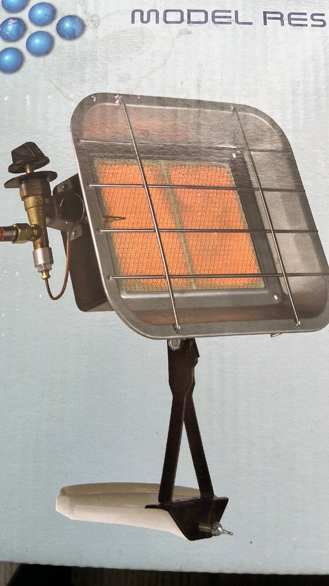 Infrarood gasstraaler, Ophalen of Verzenden, Zo goed als nieuw, Gas, Vloer