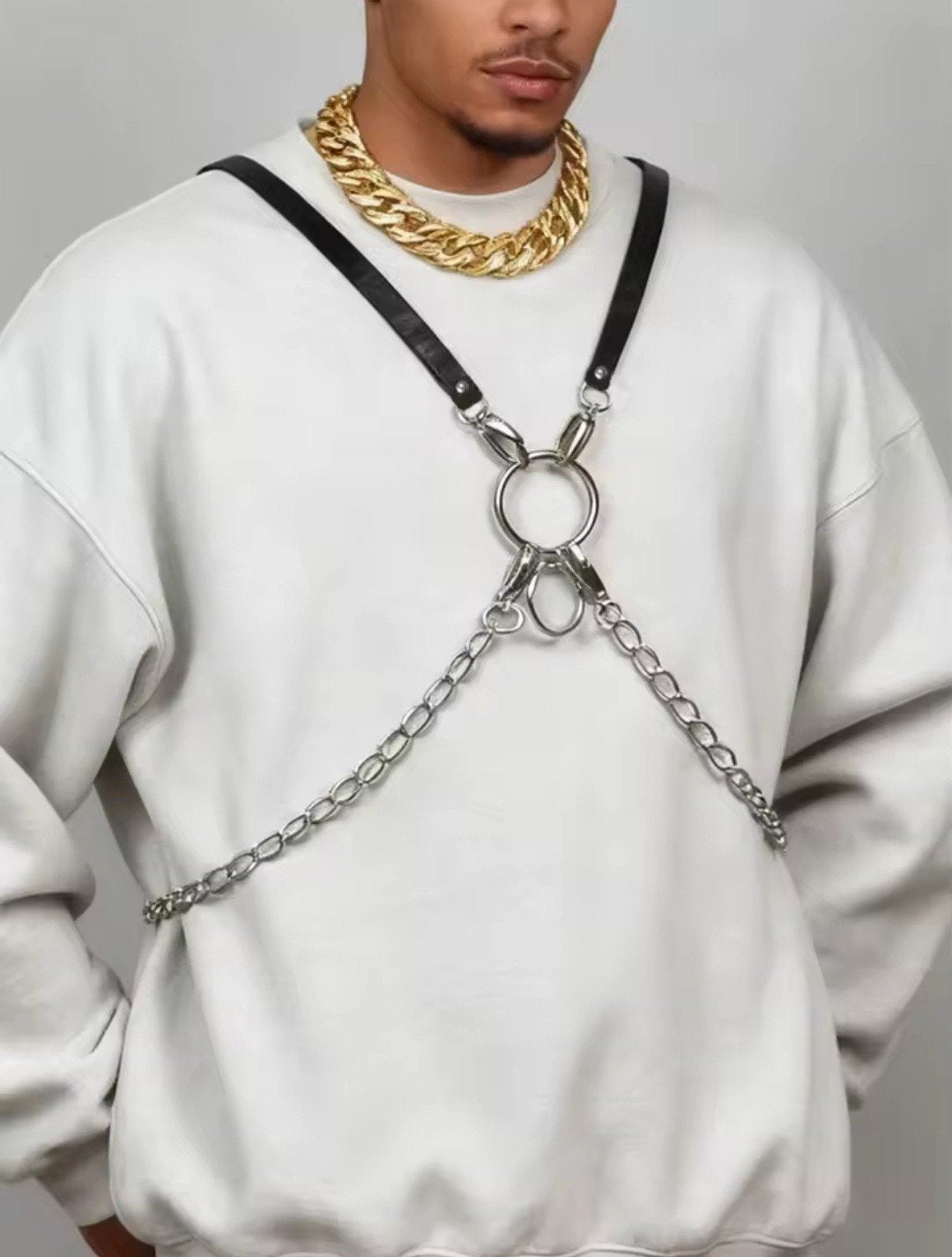 Mooie Body Chain Harnas, Verzenden, Nieuw, Zwart