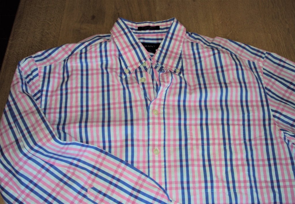 Newport poplin Gant blouse maat XL, Newport poplin Gant, Overige kleuren, Maat 46/48 (XL) of groter, Ophalen of Verzenden