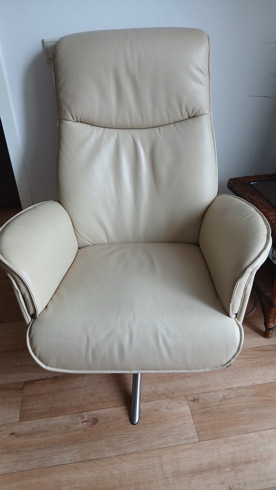 Fauteuil Leer  (HJort), Ophalen of Verzenden, Zo goed als nieuw, 50 tot 75 cm, Leer
