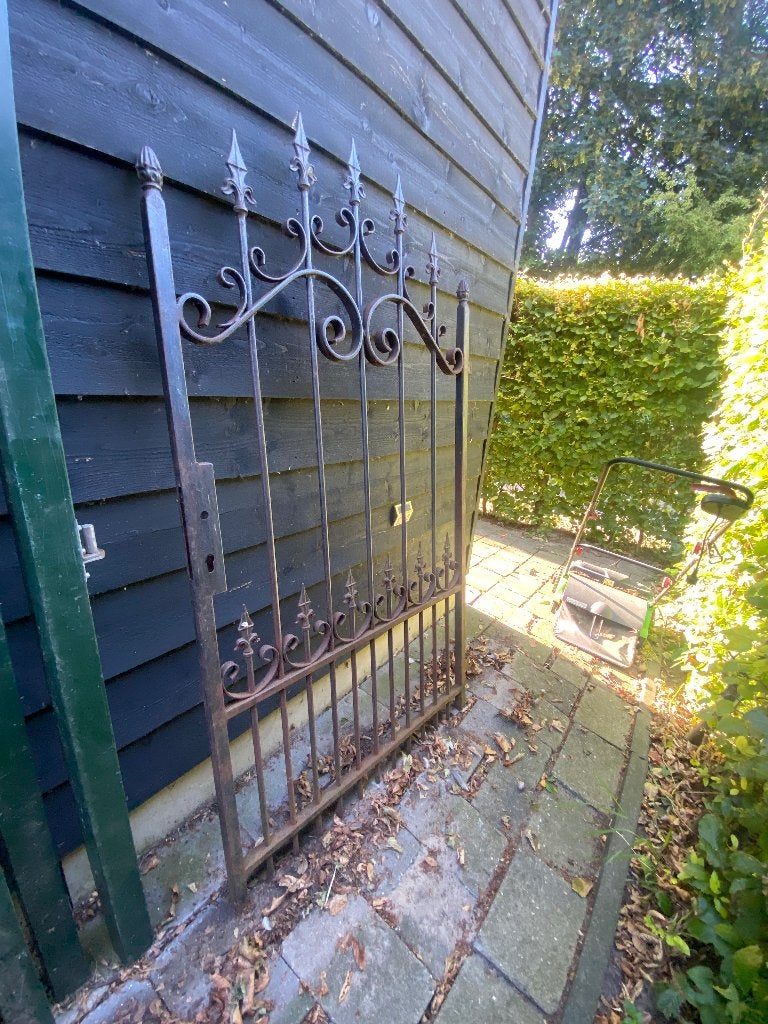 Smeedijzer poort, Tuin en Terras, Tuinhekken en Hekwerk, Ophalen, Gebruikt, IJzer, Sierhekwerk