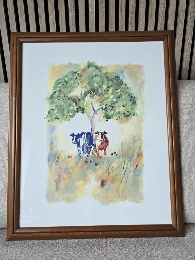 Twee prachtige aquarellen, Ophalen