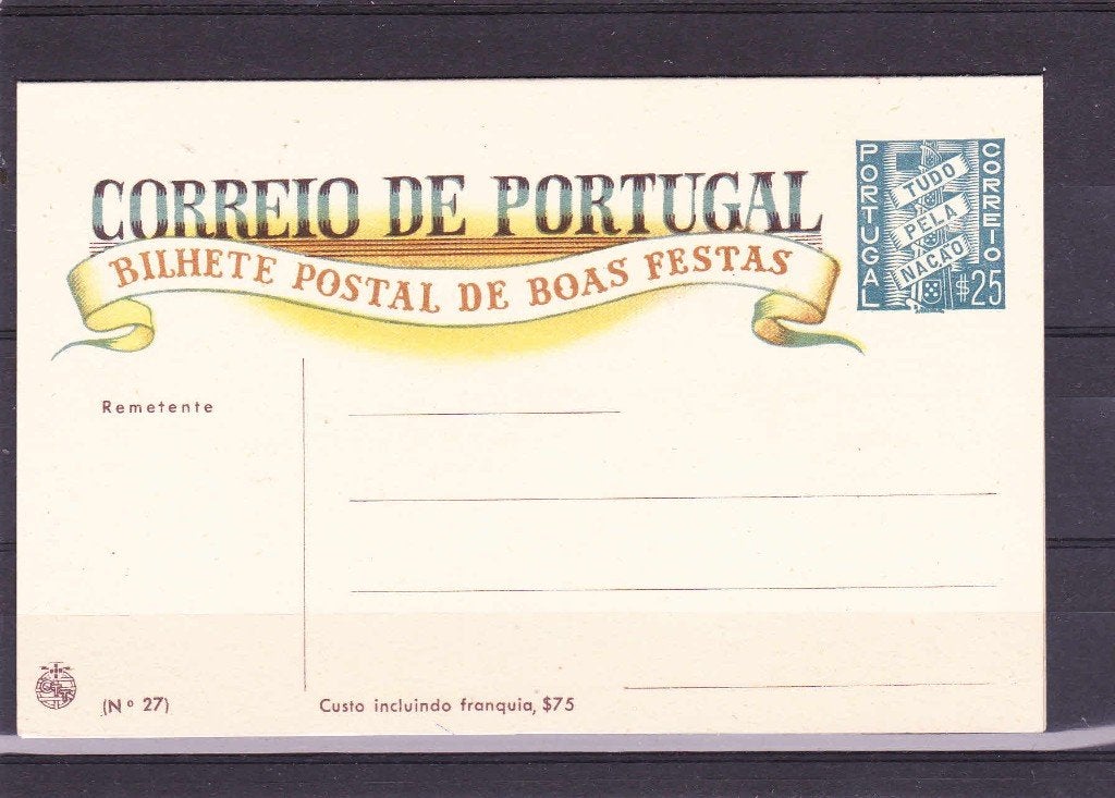 Portugal briefkaart 1935, Ophalen of Verzenden, Portugal, Postfris