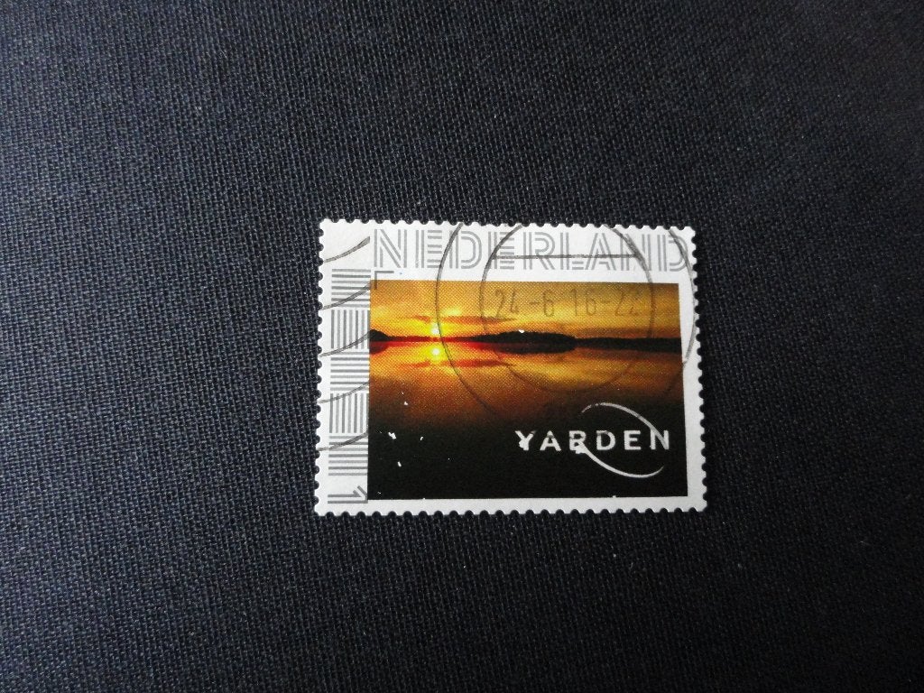 nederland pers. zegel uitvaartbedrijf yarden, Postzegels en Munten, Verzenden, Na 1940, Gestempeld