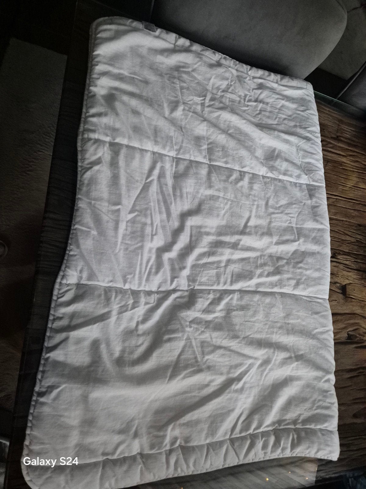 Wit dekbed  100x135cm  baby dekbed, Gebruikt, Jongetje of Meisje, Wit, Dekbedovertrek