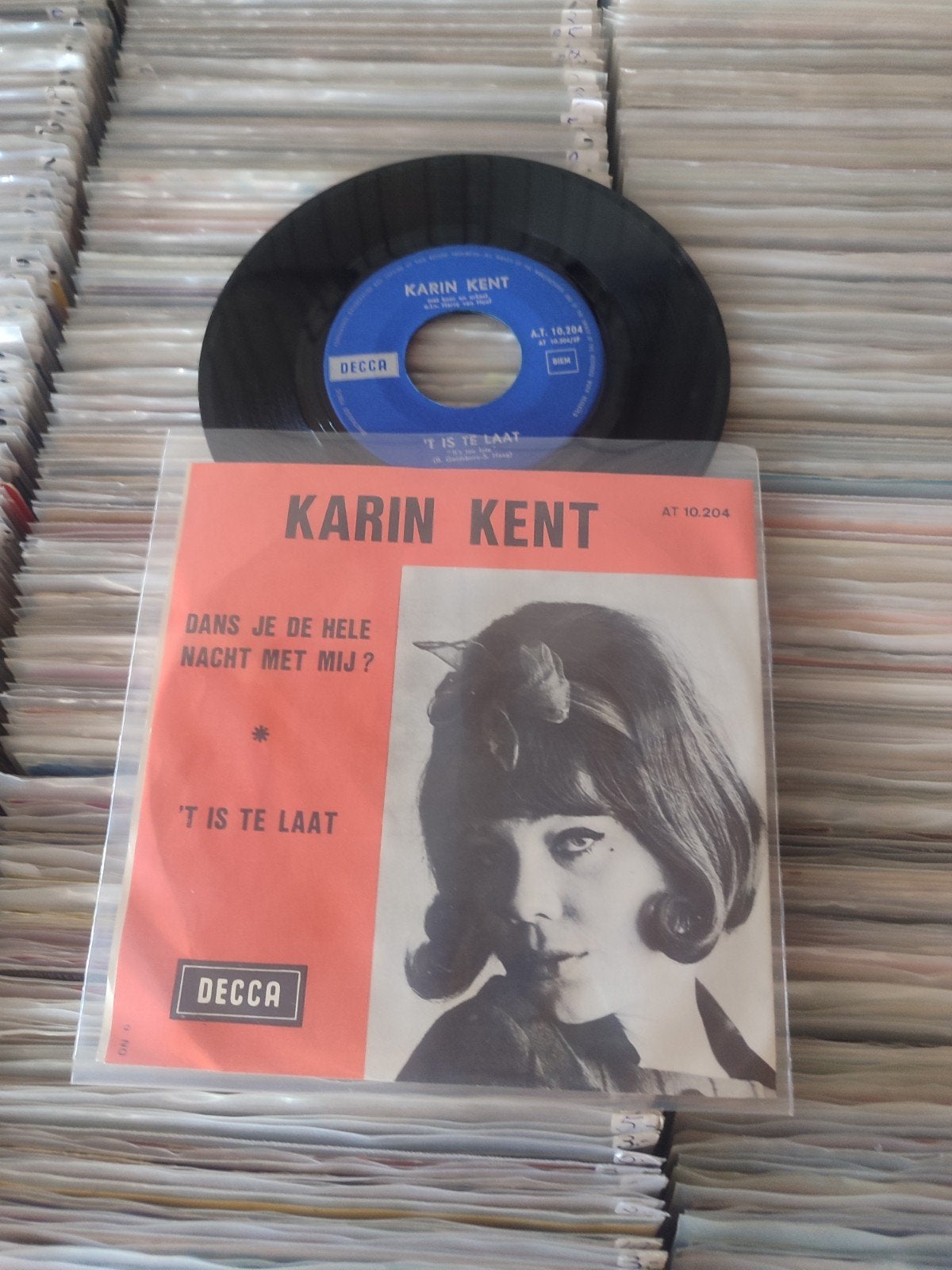 Karin kent dans je de hele nacht met mij, Ophalen of Verzenden, Zo goed als nieuw, Overige formaten, Levenslied of Smartlap