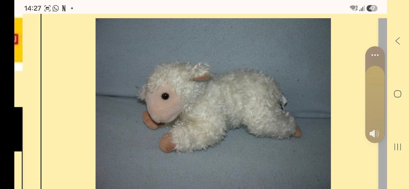 Ikea Schaap te koop gevraagd, Kinderen en Baby's, Speelgoed | Knuffels en Pluche, Overige typen, Ophalen of Verzenden, Zo goed als nieuw