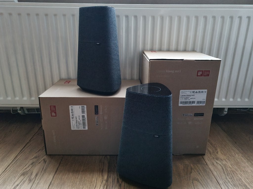 Nieuwe set Loewe Klang MR3 multiroom speakers, Ophalen of Verzenden, Nieuw, Minder dan 60 watt, Overige merken