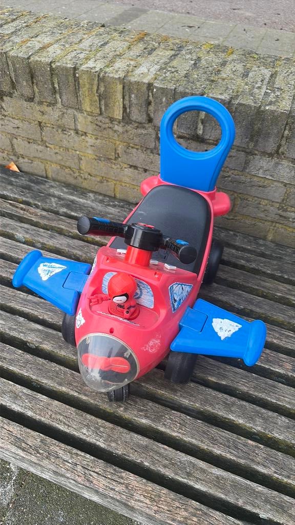 Spiderman vliegtuig met geluidseffecten, Ophalen, Gebruikt