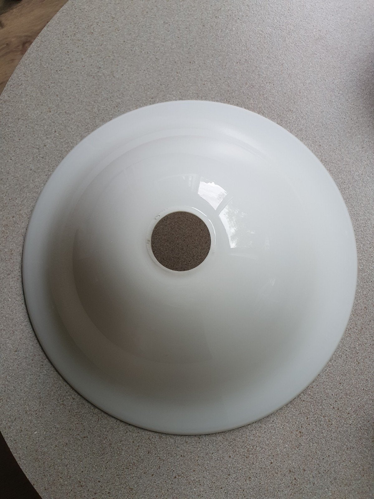 een vintage glazen lampenkap, Antiek en Kunst, Ophalen