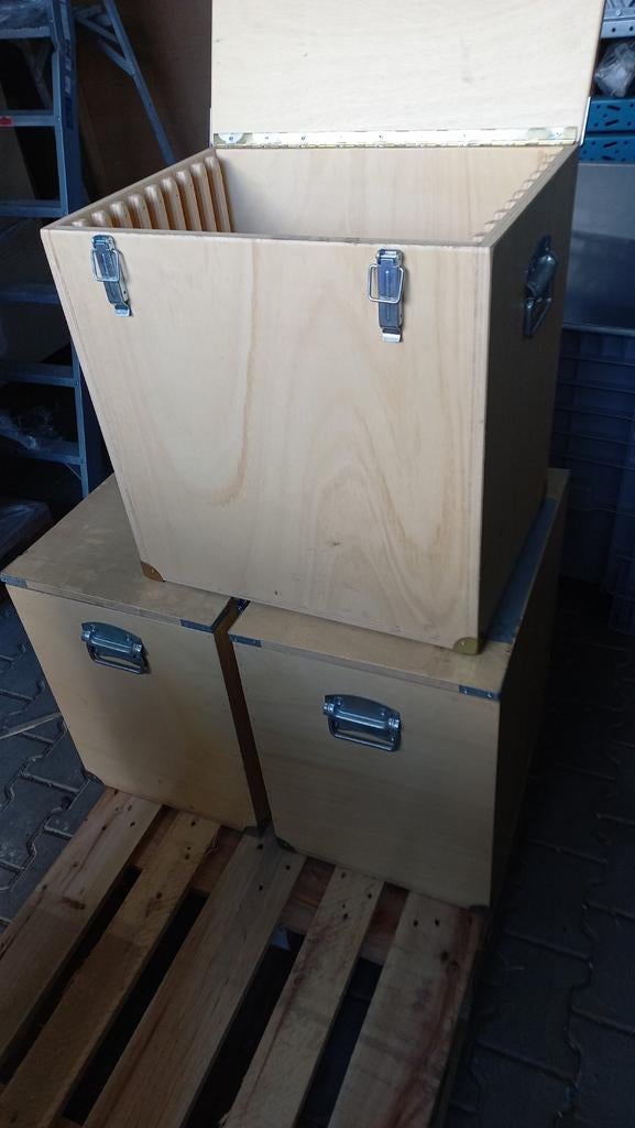 3 mooie kisten 50x50x30cm met handvatten en sluitingen, Ophalen, 100 cm of meer, 60 cm of meer, M