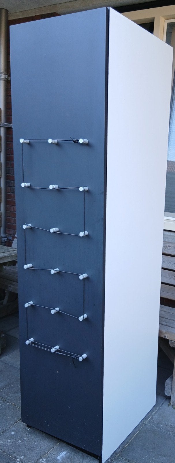 Kledingkast met hangruimte en planken, Met deur(en), 200 cm of meer, 50 tot 100 cm, Modern