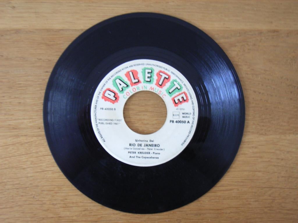 Peter kreuder Rio de Janeiro Argentina Serenade, Gebruikt, Wereldmuziek, Voor 1960, Single