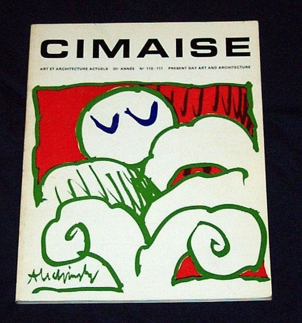 ALECHINSKY ~ Cimaise ~ Art et Architecture actuels ~ 1973, Verzenden, Gelezen