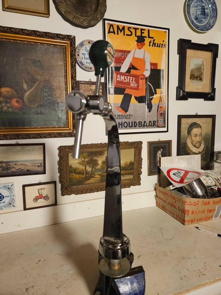 Vintage Heineken biertap, Ophalen of Verzenden, Gebruikt, Overige merken