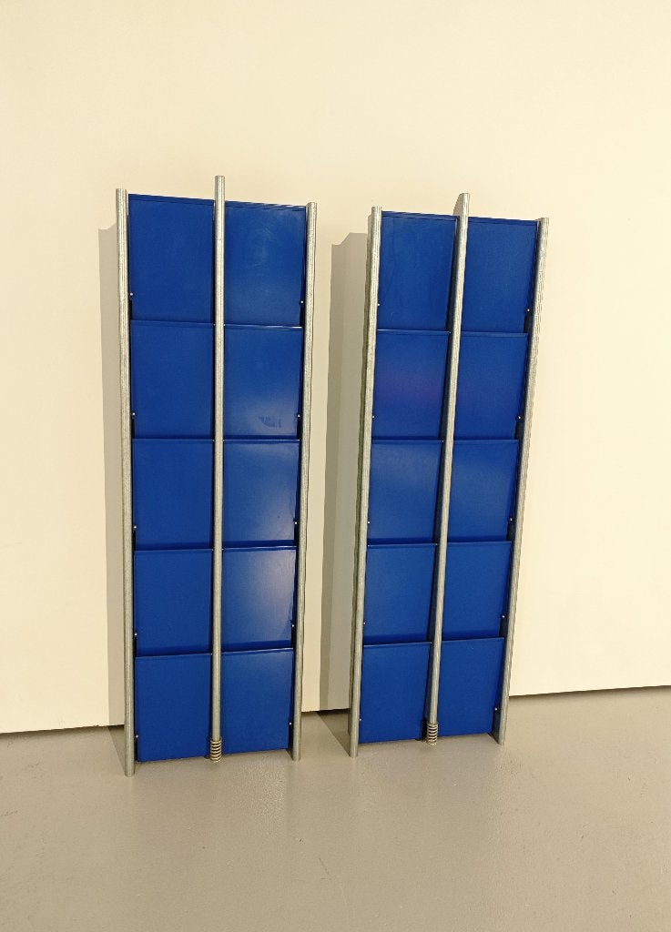 2X Design Lehni metalen shoe kledingkast van Weidmann 80er, Verzenden, Gebruikt